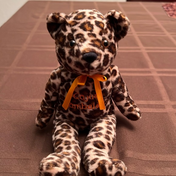 Cheesecake Factory Leopard Teddy Bear - Picture 1 of 5